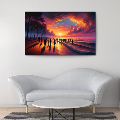 Sunrise Bay Early Morning Magic Multi-panel Paintings