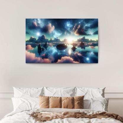 The Dreamweaver's Sanctuary 1 Piece HD Canvas Wall Art-Original Frame
