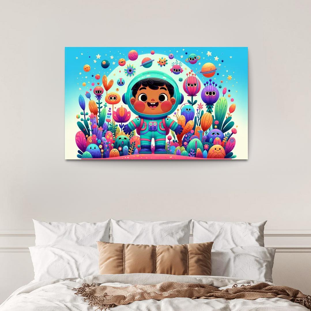 Brave Little Astronaut Premium Artwork Frames