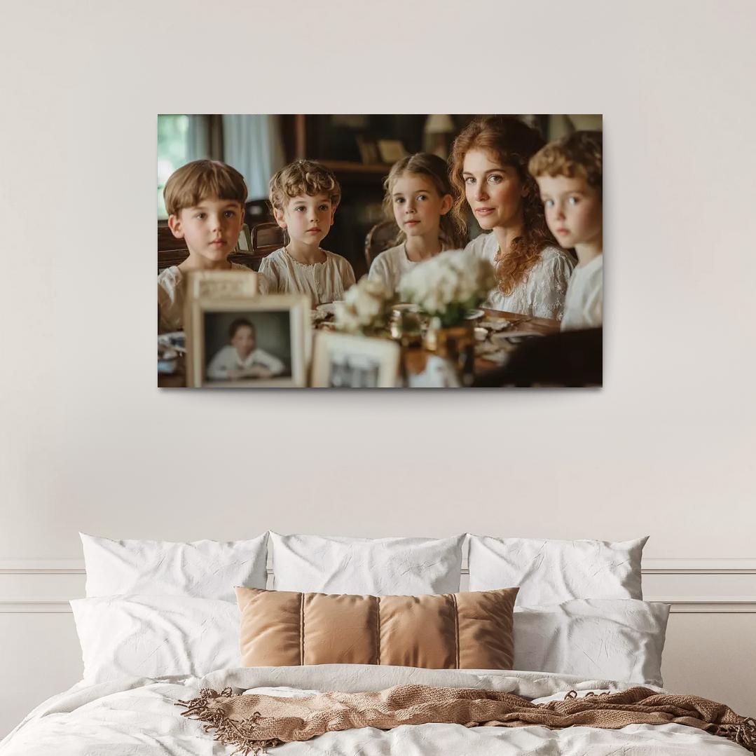 Echoes Of The Past A Mothers Legacy Custom Paintings Frame