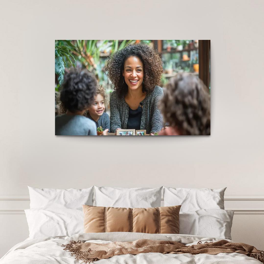 The Legacy Of Love Passing Down Values Custom Paintings Frame
