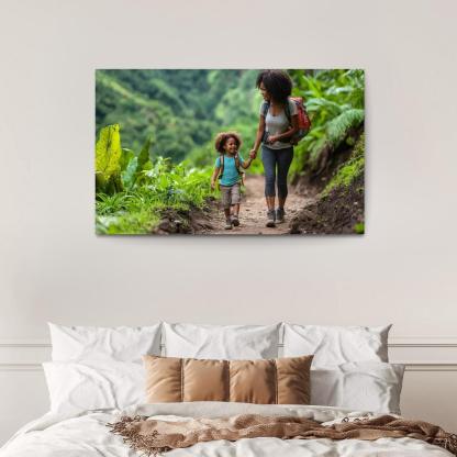 The Journey Of Love A Mothers Unwavering Support Canvas Paintings Frame