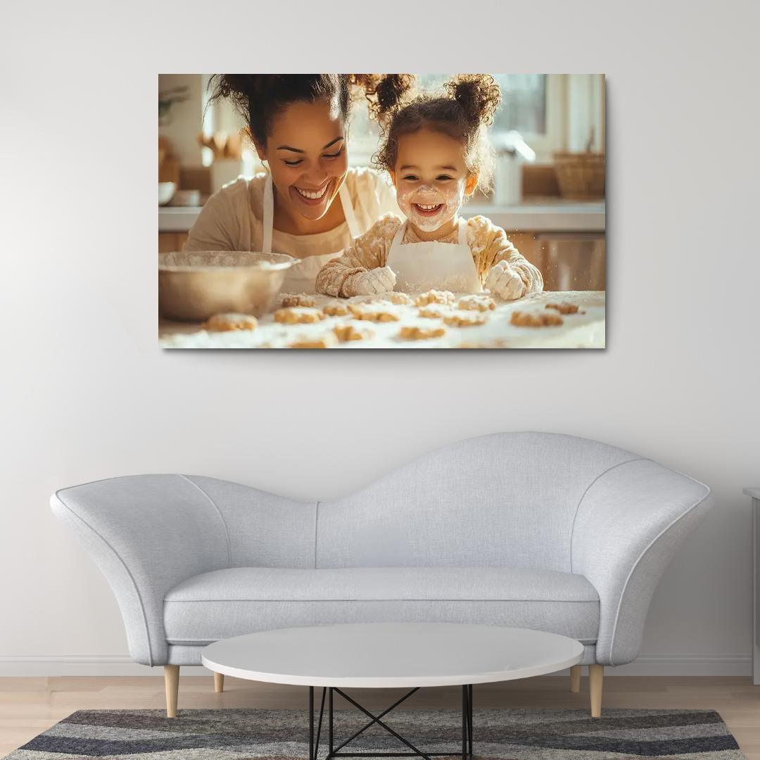 The Beauty Of Small Moments A Mothers Care Custom Paintings Frame