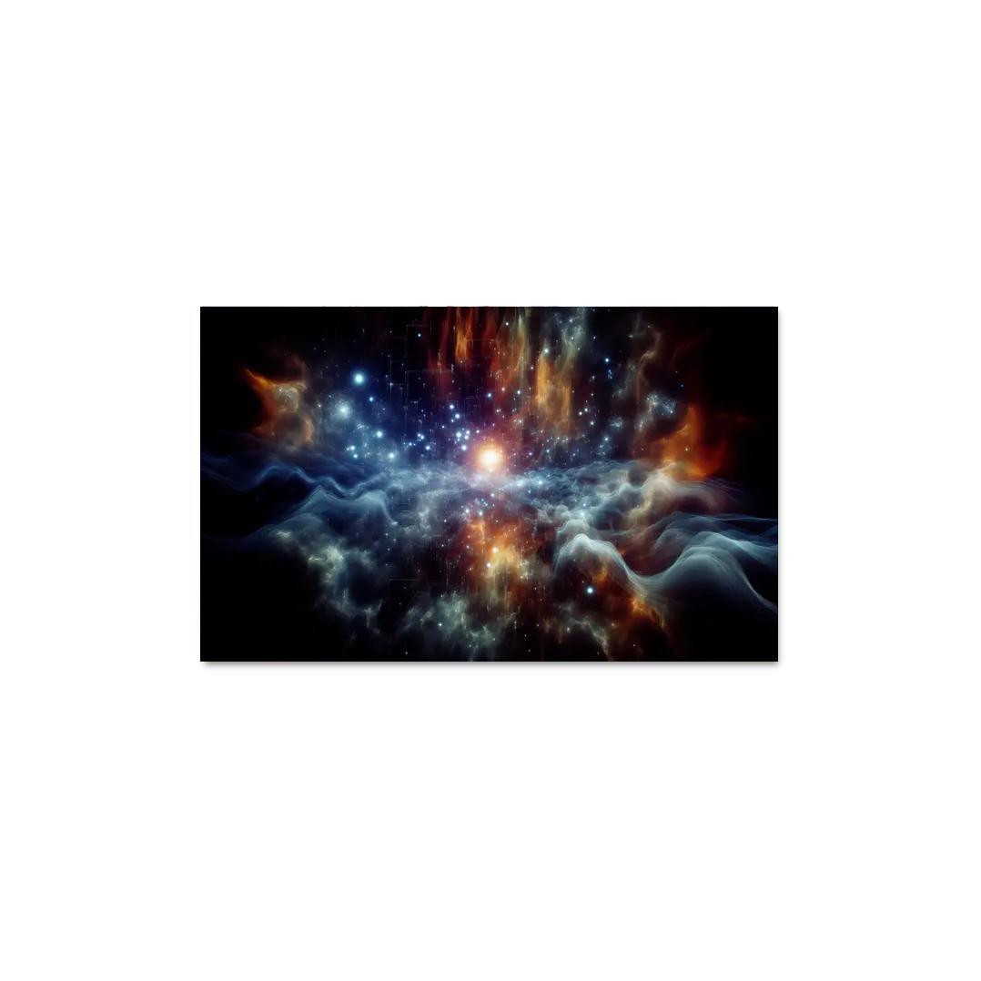 The Marvels Of Cosmic Background Radiation Abstract Paintings Frame