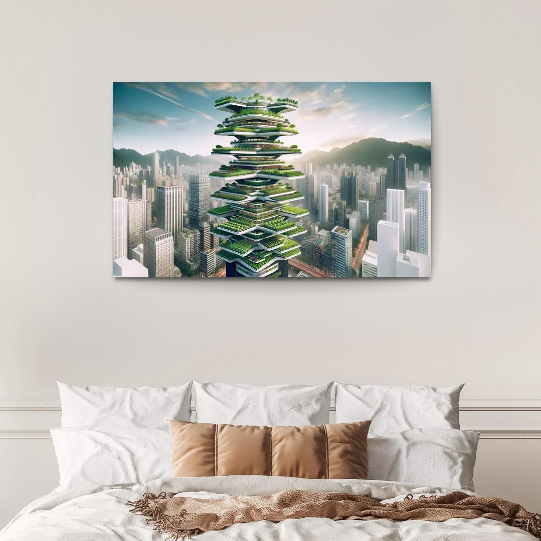Vertical Farms As Architecture Custom Paintings Frame