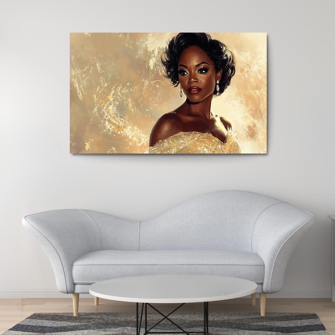 Viola Davis The Powerhouse Of Emotional Depth Framed Paintings