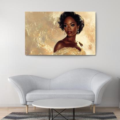 Viola Davis The Powerhouse Of Emotional Depth Framed Paintings