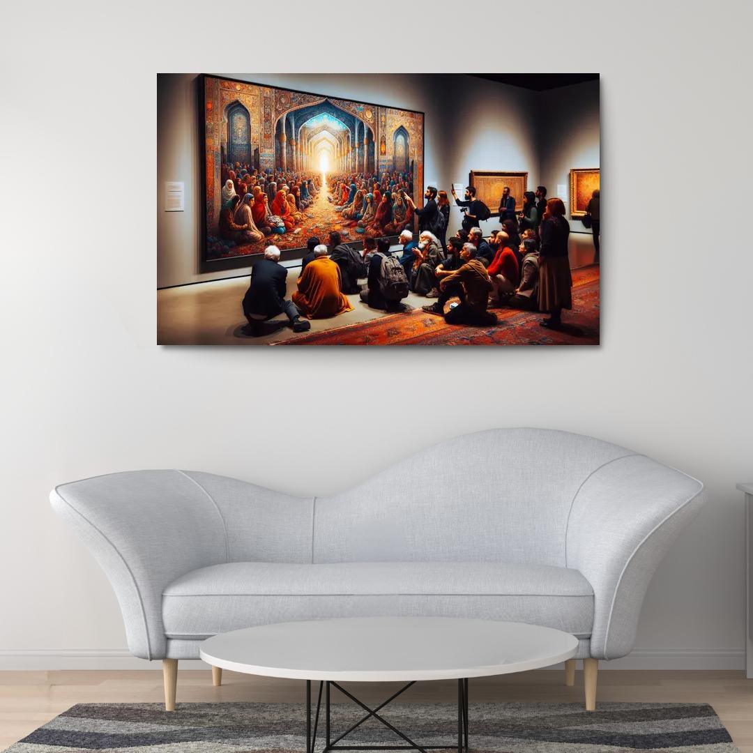Threads Of Solidarity Art On Global Refugees Framed Paintings