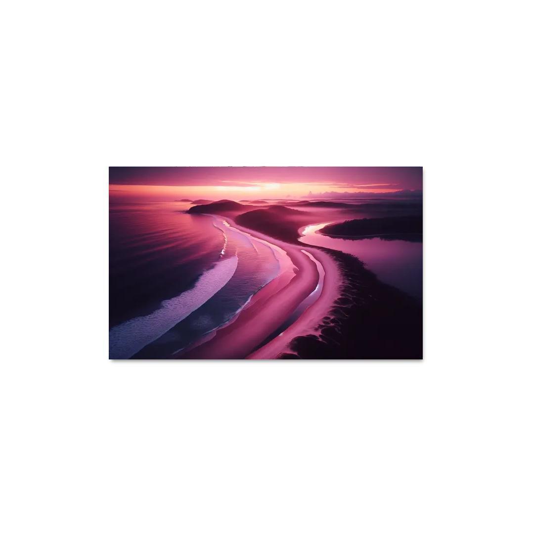 Violet Cove Enchanted Sunrise Spot Custom Paintings Frame
