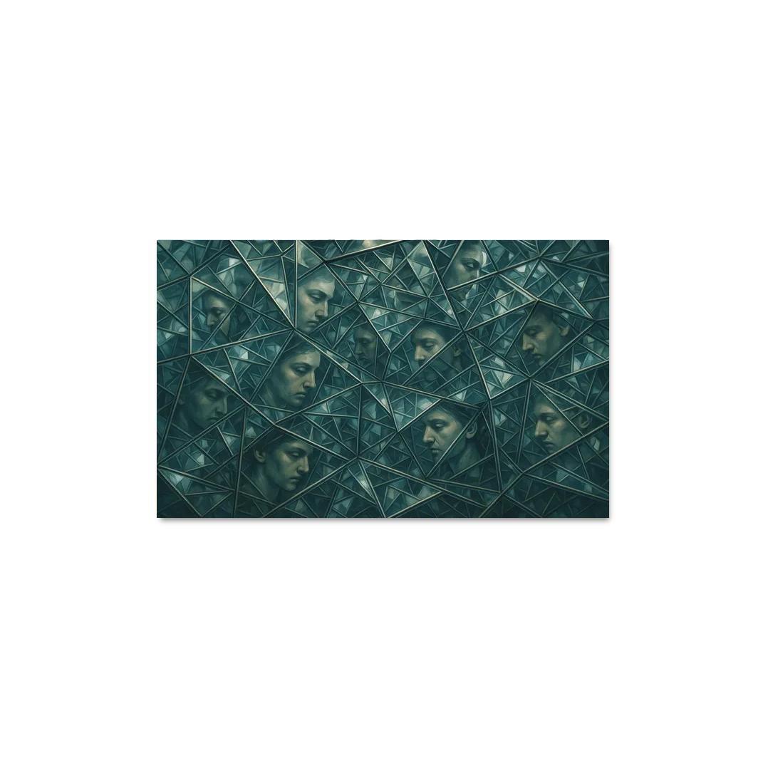 Mirrors Of Infinite Reflection Oil Paintings Frame