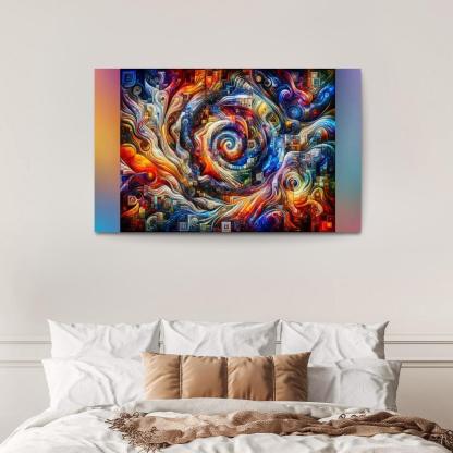 Kaleidoscope Of Memories Premium Artwork Frames