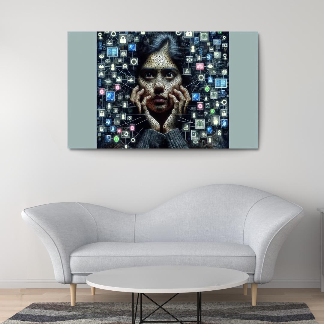 Digital Shadows Privacy In The Modern World Custom Paintings Frame