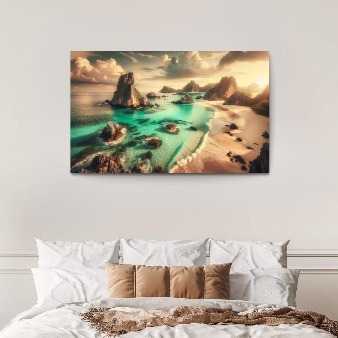 Crystal Shore An Art Lover's Escape Custom Paintings Frame