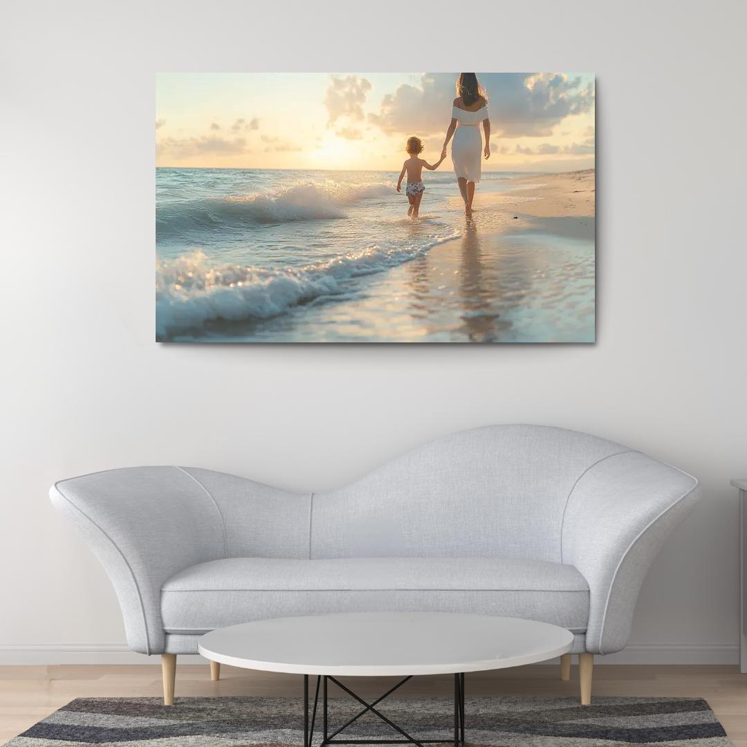 Embracing Change A Mothers Support Through Transitions Canvas Paintings Frame