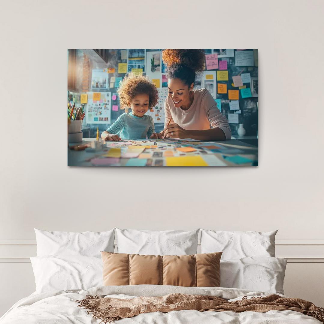Wings Of Encouragement A Mothers Support Custom Paintings Frame