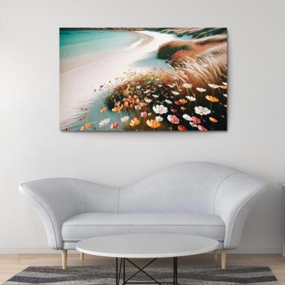 Wildflower Beach Nature's Canvas Premium Artwork Frames