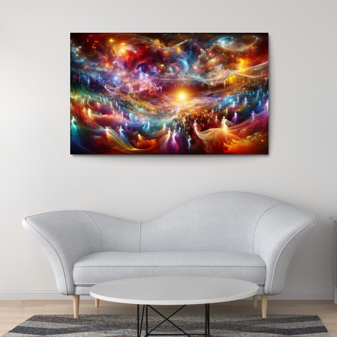 The Luminous Expanse 1 Piece HD Canvas Wall Art-Original Frame