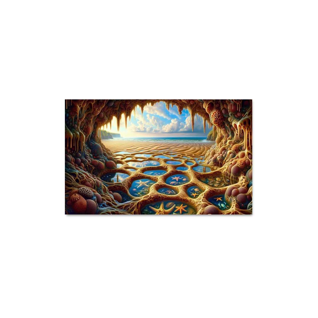 Starfish Shores Modern Paintings Frame