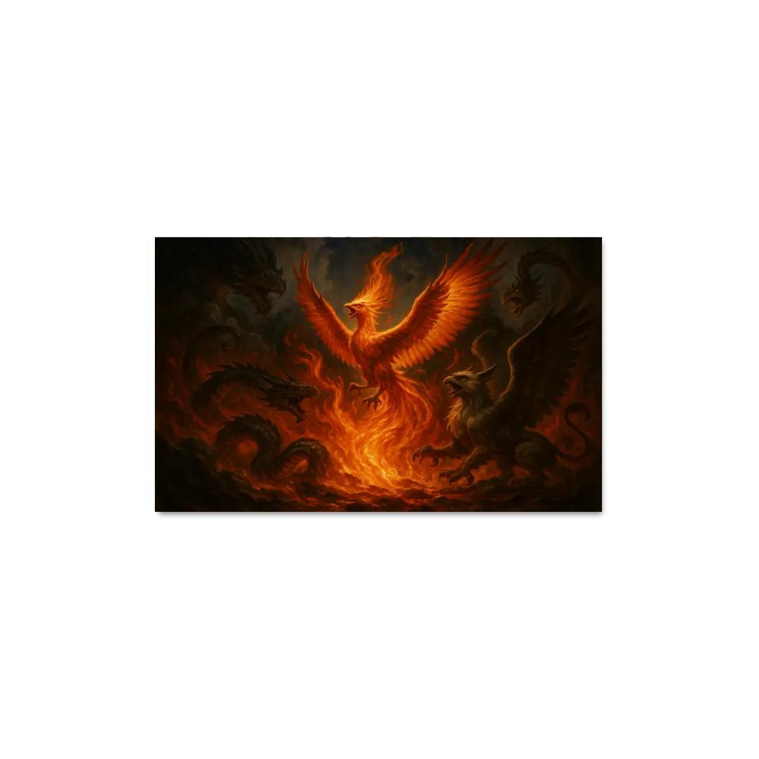 Mythical Beasts - Legendary Creatures Framed Paintings