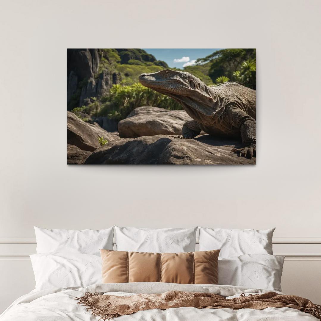 The Enigmatic Komodo Dragon Multi-panel Paintings