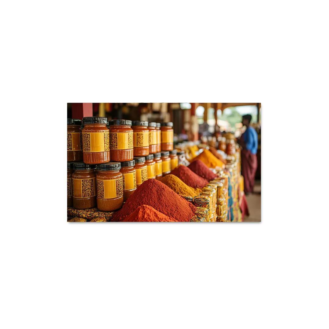 The Spice Market Abstract Paintings Frame