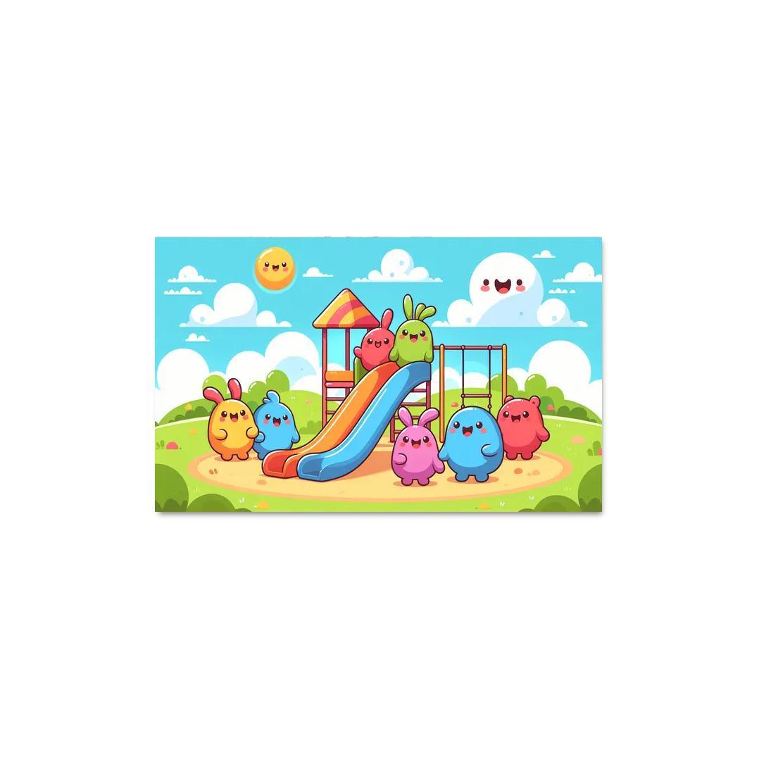 Giggle Monsters Playground Premium Artwork Frames