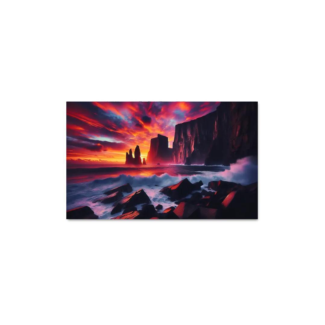 Sunset Cliffs A Photographers Dream Canvas Paintings Frame