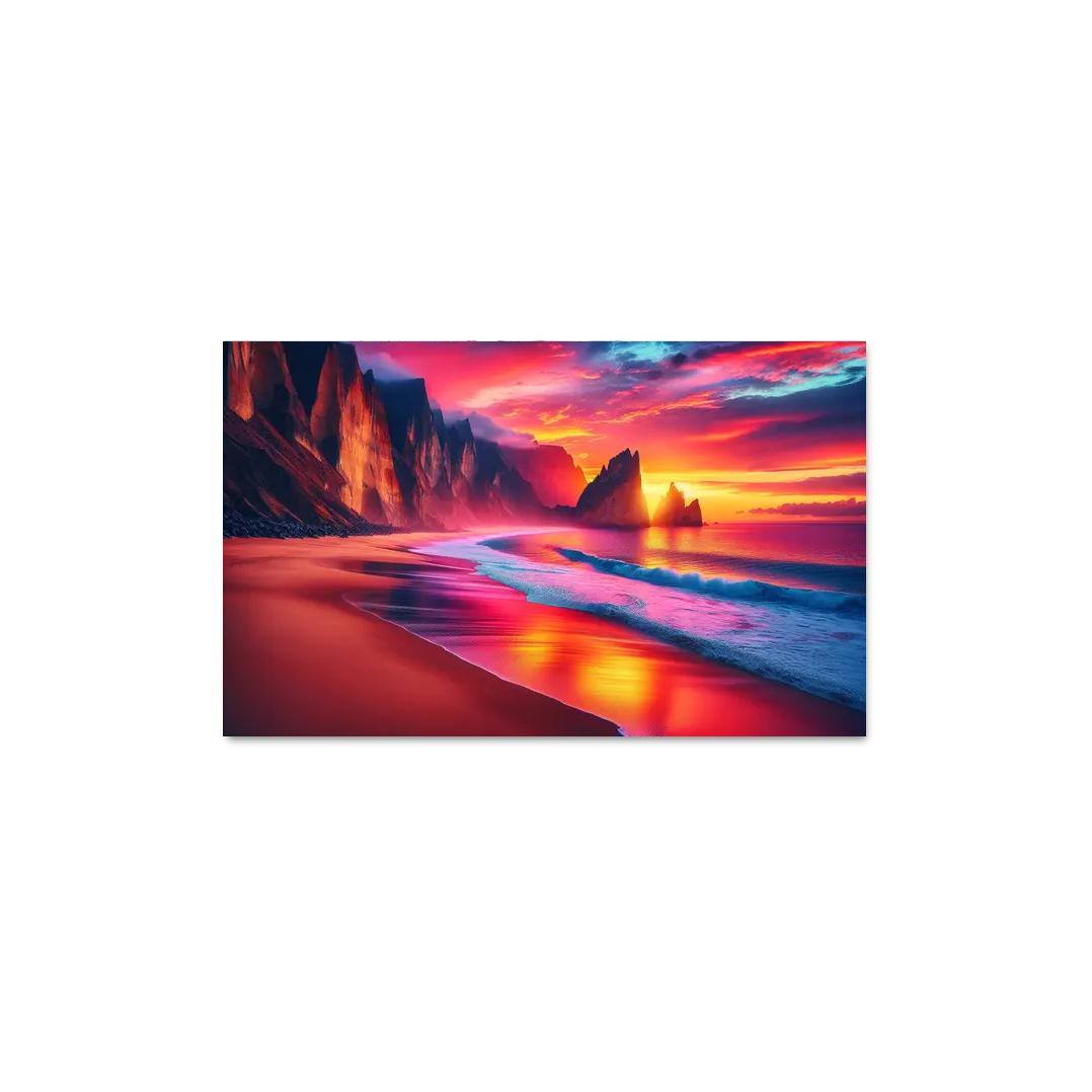 Sunset Viewpoint Spectacular Coastal Vistas Abstract Paintings Frame