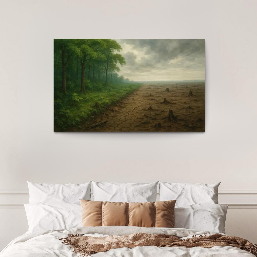 Silent Forests Visualizing The Crisis Of Deforestation Premium Artwork Frames