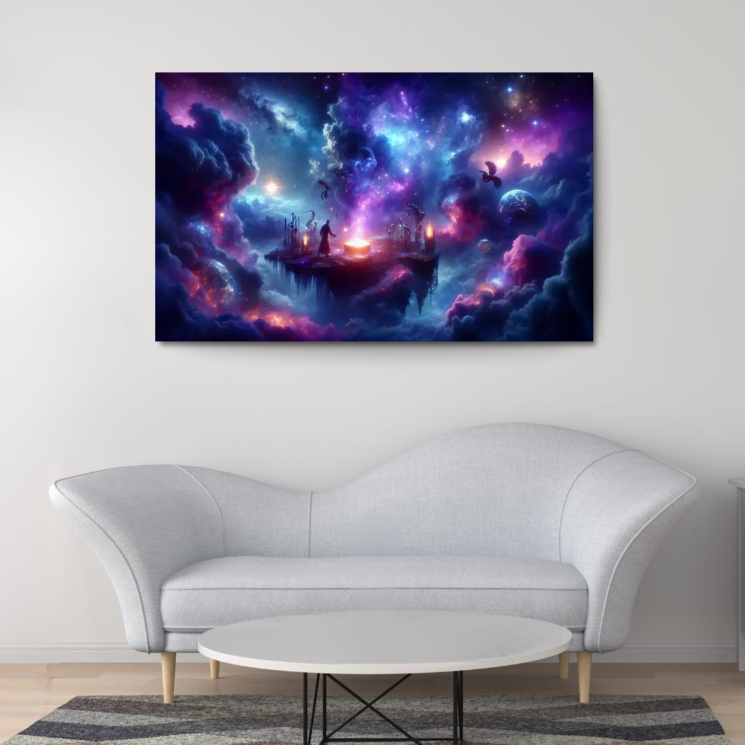 The Arcane Starforge 1 Piece HD Canvas Wall Art-Original Frame
