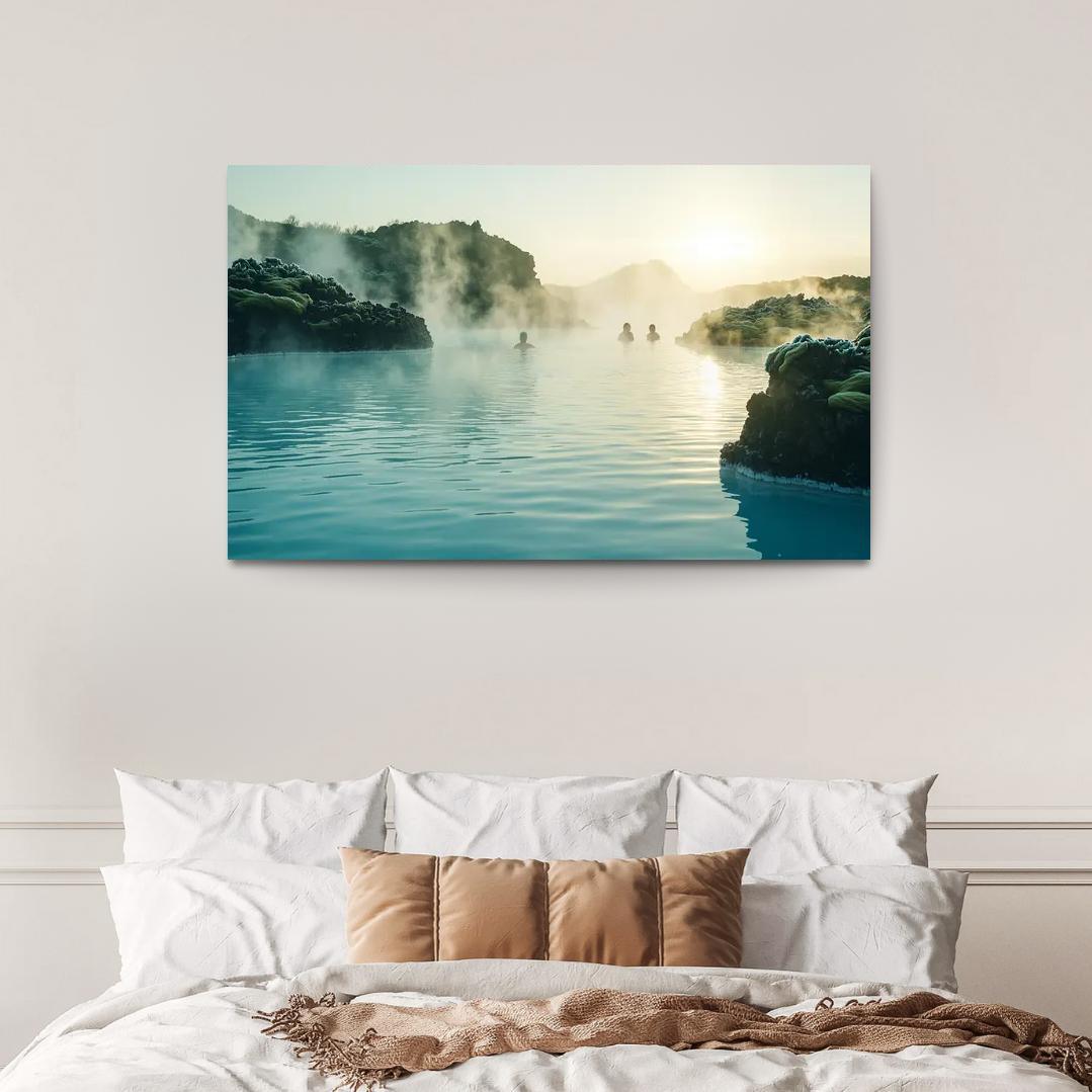 The Blue Lagoon Abstract Paintings Frame