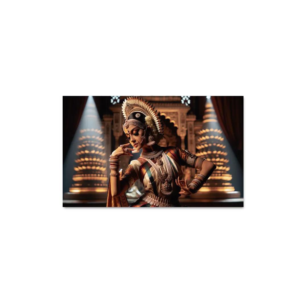 Bharatanatyam The Dance Of The Divine Modern Paintings Frame