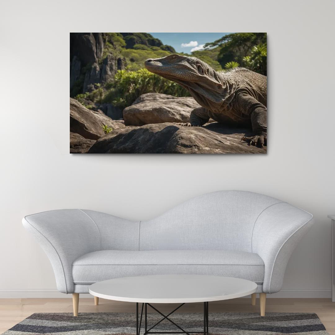The Enigmatic Komodo Dragon Multi-panel Paintings