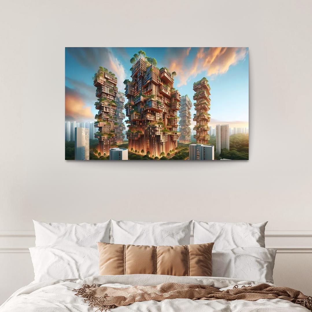 Timber Towers Custom Paintings Frame