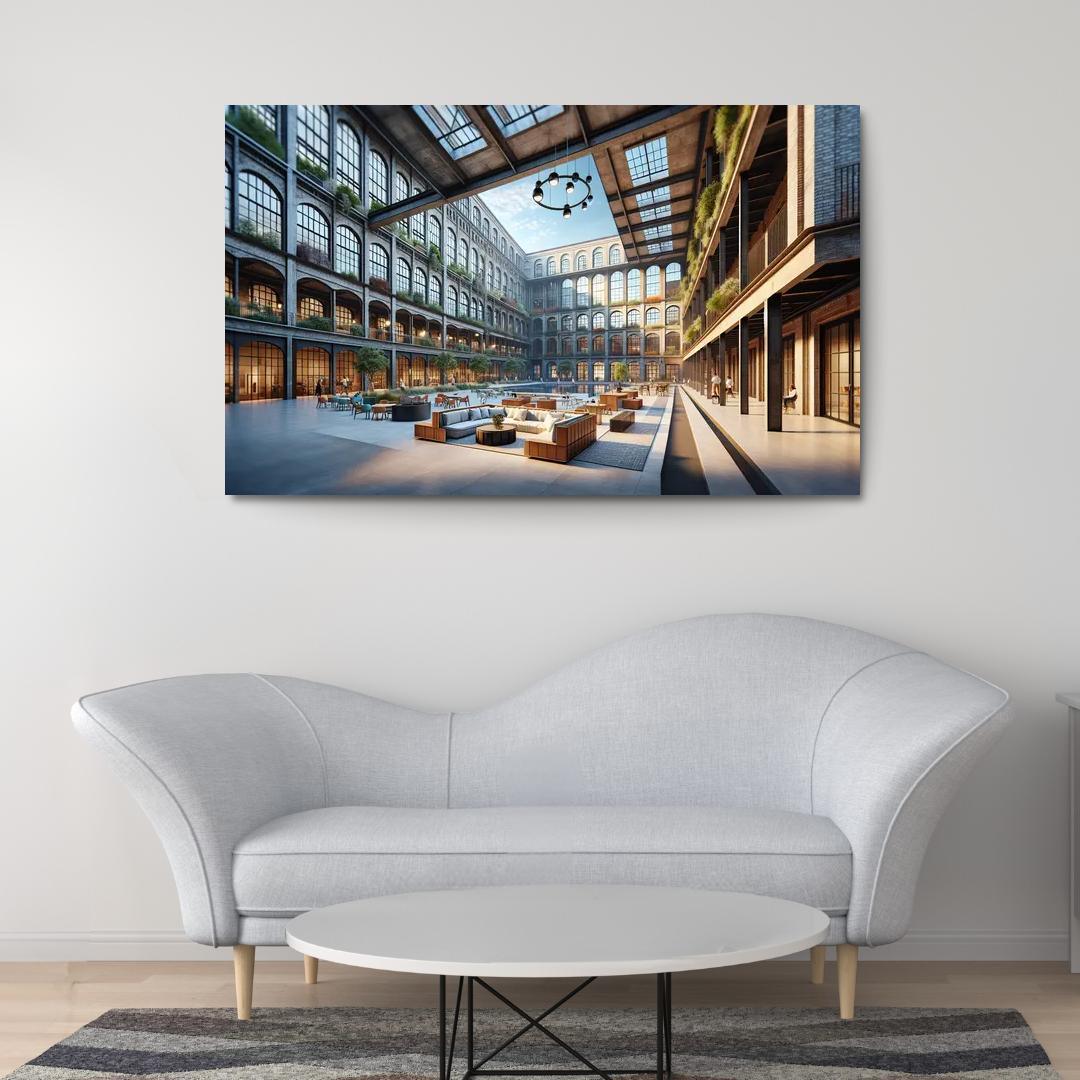 Adaptive Reuse Architecture Custom Paintings Frame