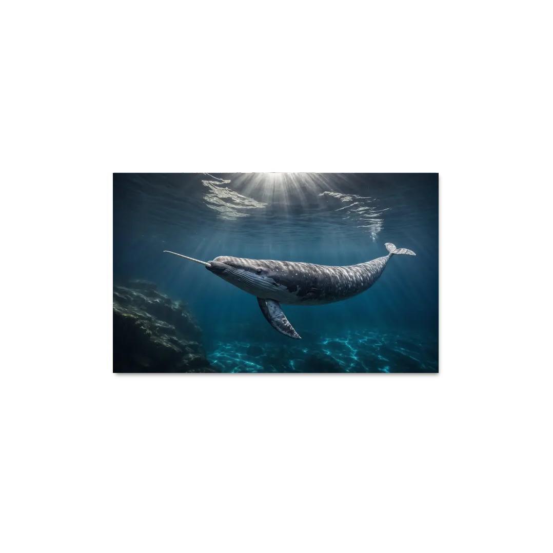 The Enigmatic Narwhal The Unicorn Of The Sea Framed Paintings