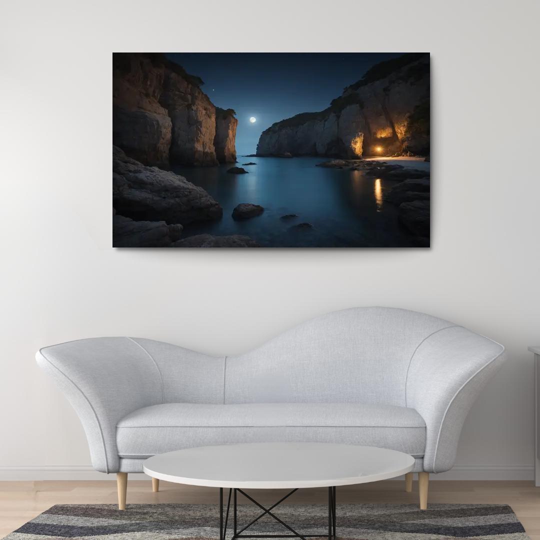 The Enchanted Coves Of Moonlit Waters Art Trends