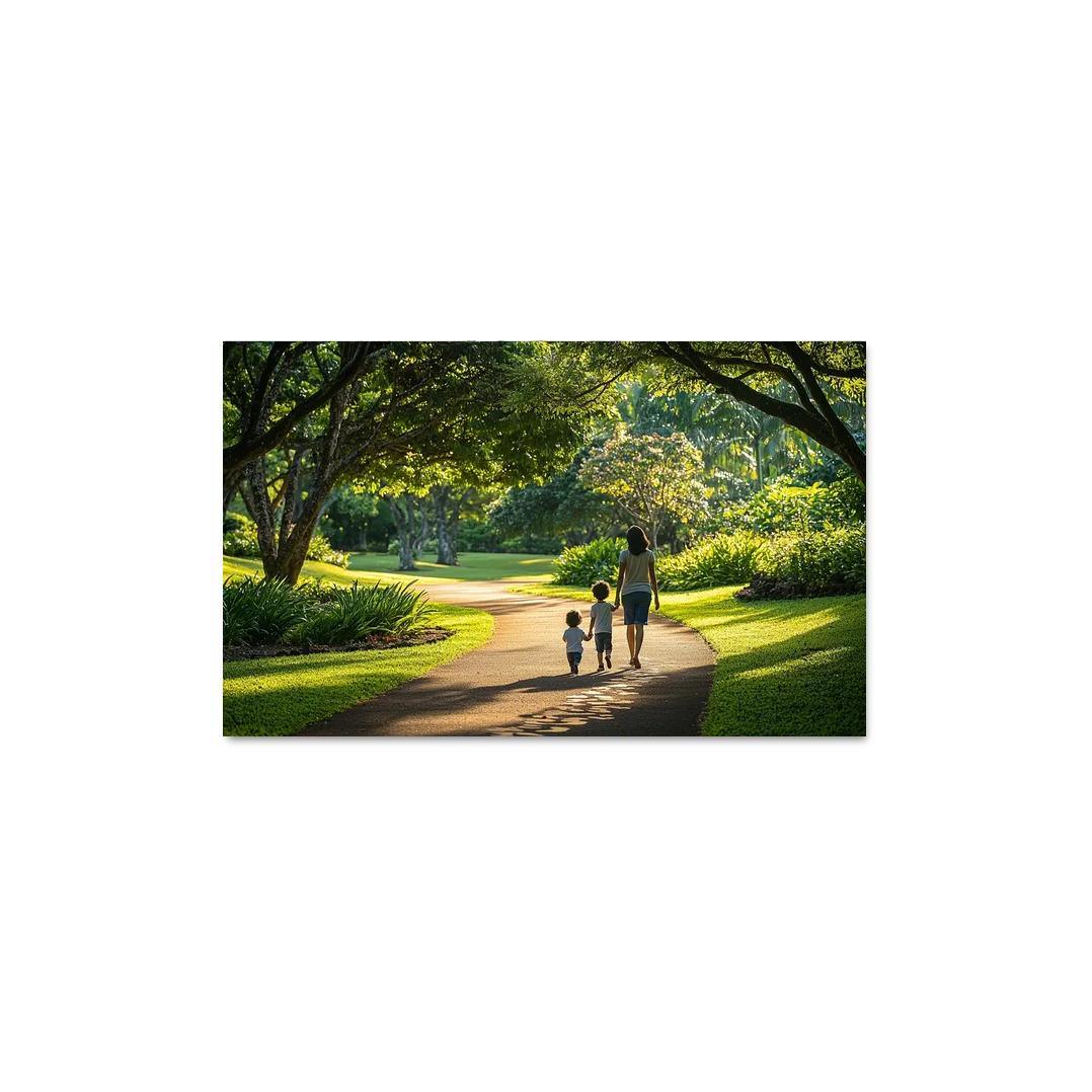 In Her Footsteps A Journey Of Growth Custom Paintings Frame