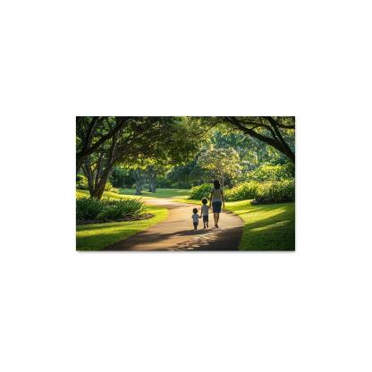 In Her Footsteps A Journey Of Growth Custom Paintings Frame