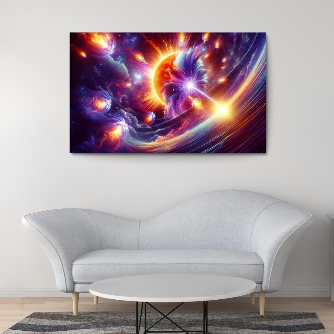 The Allure Of Space Weather Abstract Paintings Frame