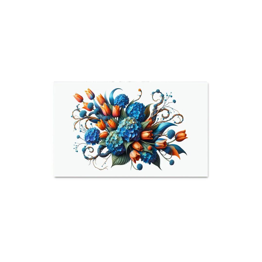 Sculpted Nature An Artistic Floral Installation 1 Piece HD Canvas Wall Art-Original Frame
