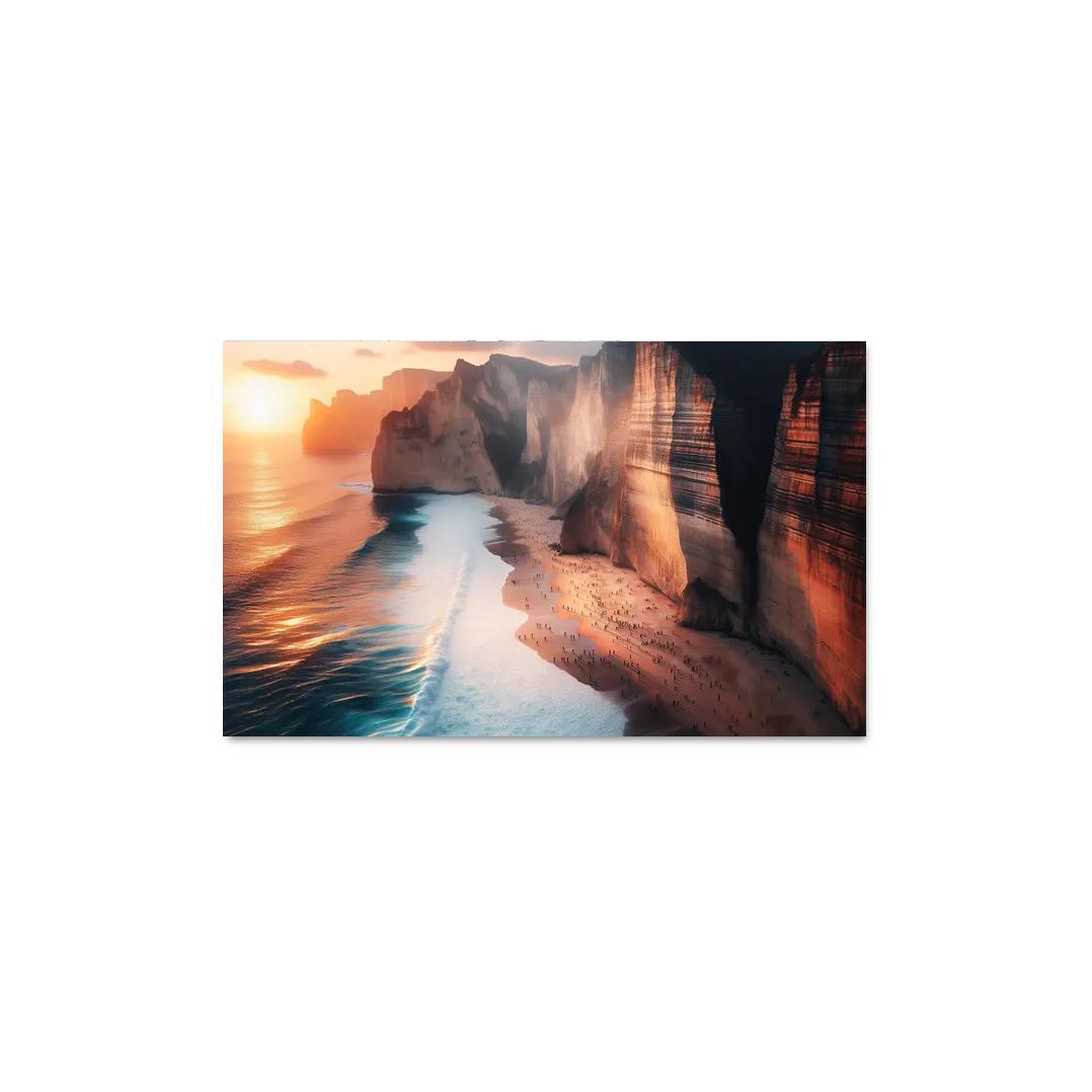 Cliffside Escape Dramatic Ocean Views Multi-panel Paintings