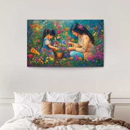 The Garden Of Gratitude A Mothers Nurturing Hands One-piece Frames