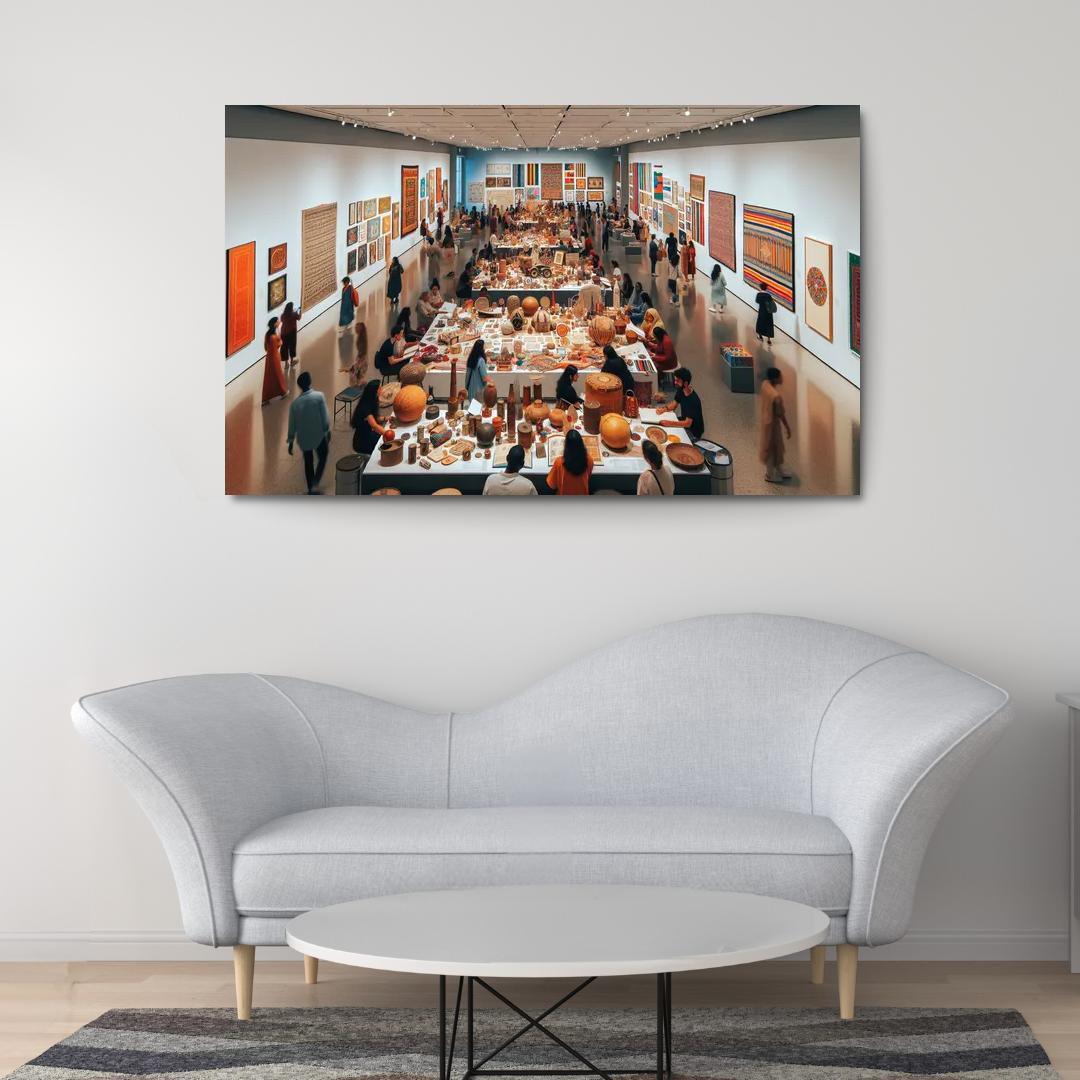 Echoes Of Heritage Art And Cultural Preservation Framed Paintings