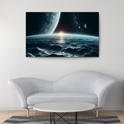 The Chilling Reality Of Ice Worlds Abstract Paintings Frame