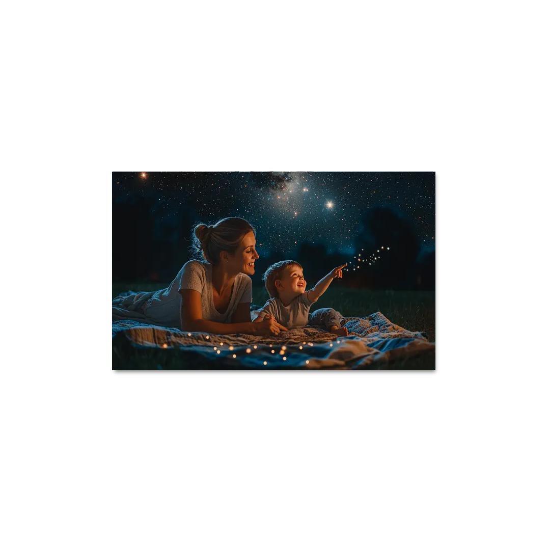 The Star In The Sky A Mothers Guidance Custom Paintings Frame