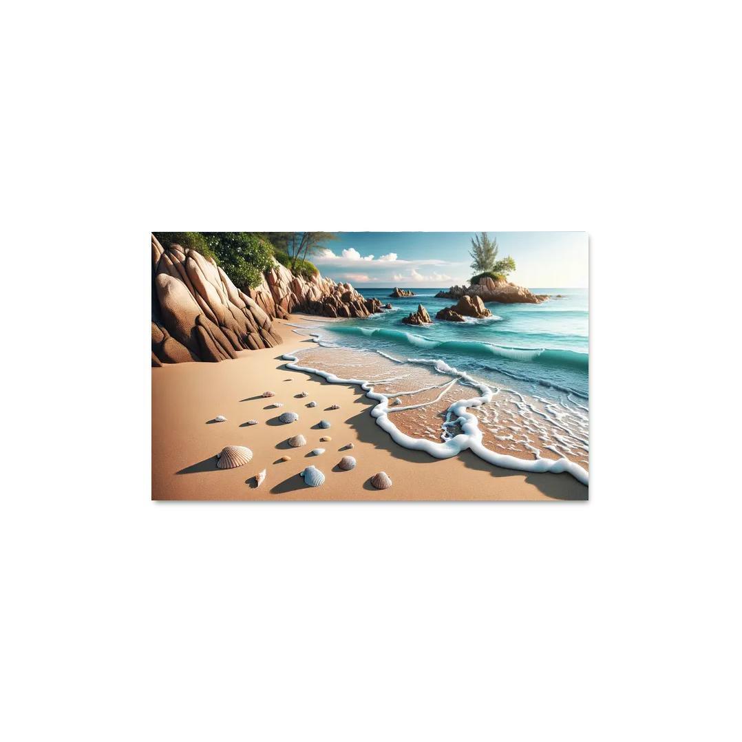 Secret Shore Off-the-beaten-path Oasis Premium Artwork Frames