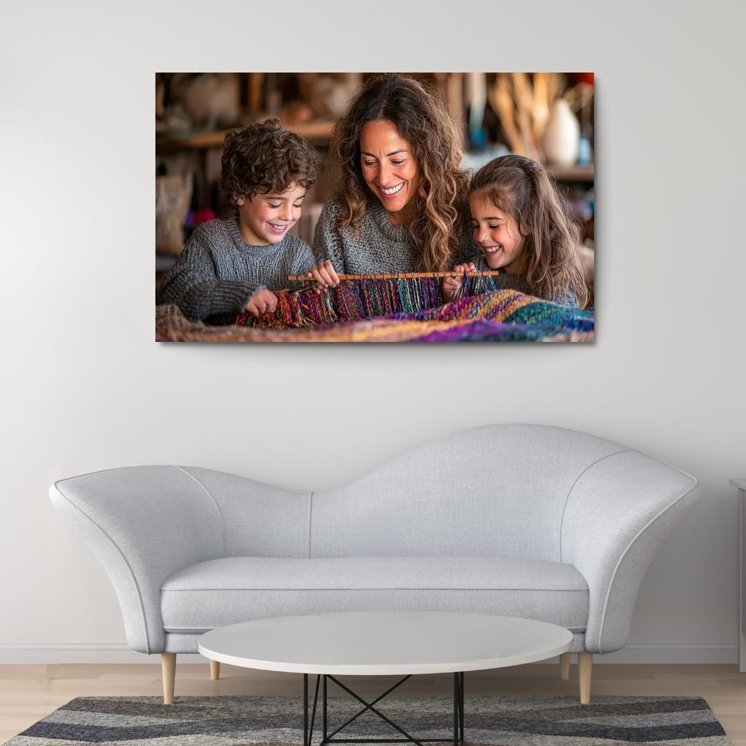 Woven With Love A Mothers Heartfelt Story Canvas Paintings Frame