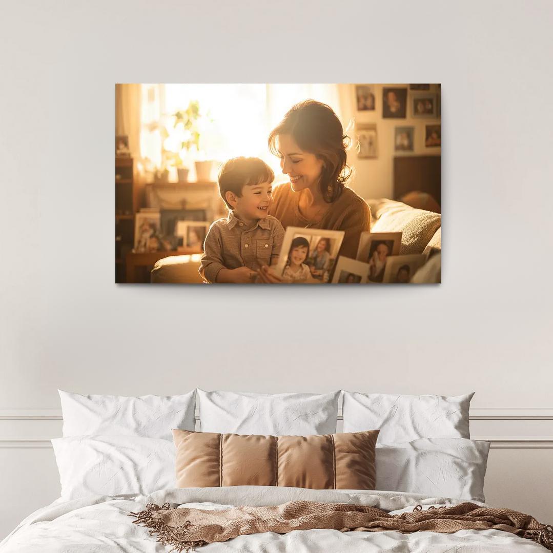 Moments In Time A Mother's Embrace Through The Years Canvas Paintings Frame