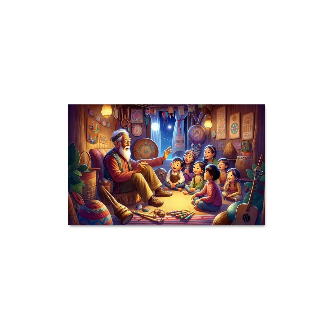 Bridging Generations The Legacy Of Cultural Knowledge Custom Paintings Frame